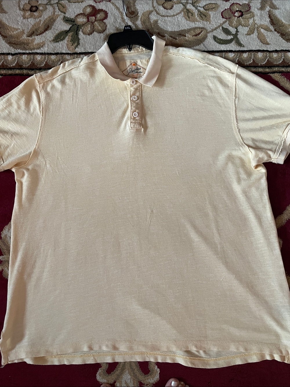 Men's Polo Shirt in Light Butter by Paradise Collection